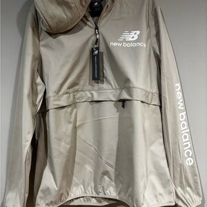 New Balance Tan Windbreaker Jacket